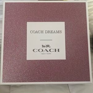 COACH Dreams Decorative Gift Box Pink Glitter